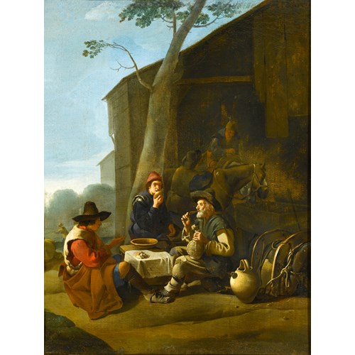 Peasants Resting Before an Inn